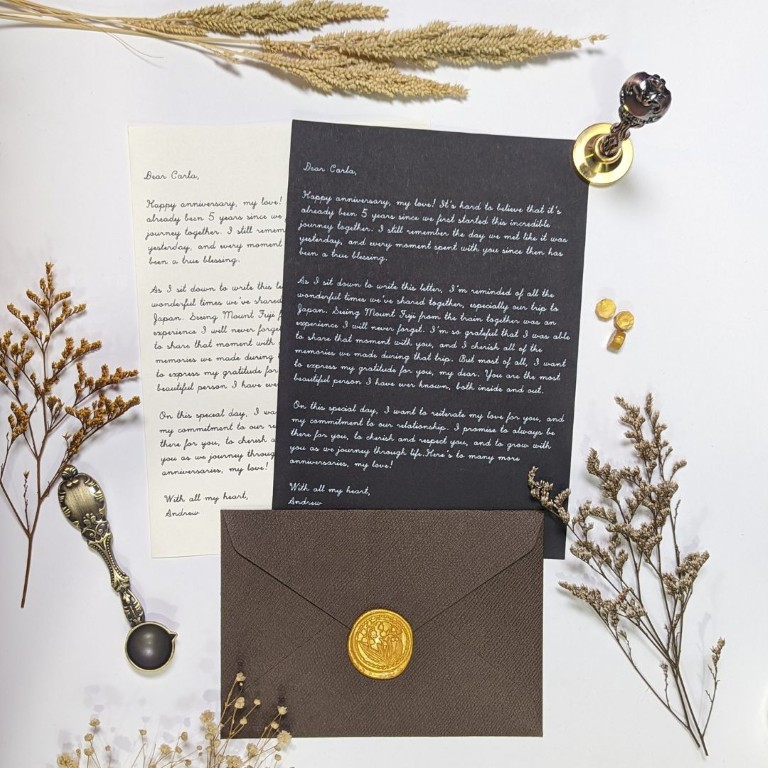 Handwritten & Personalized Letter Handwritten & Personalized Letter